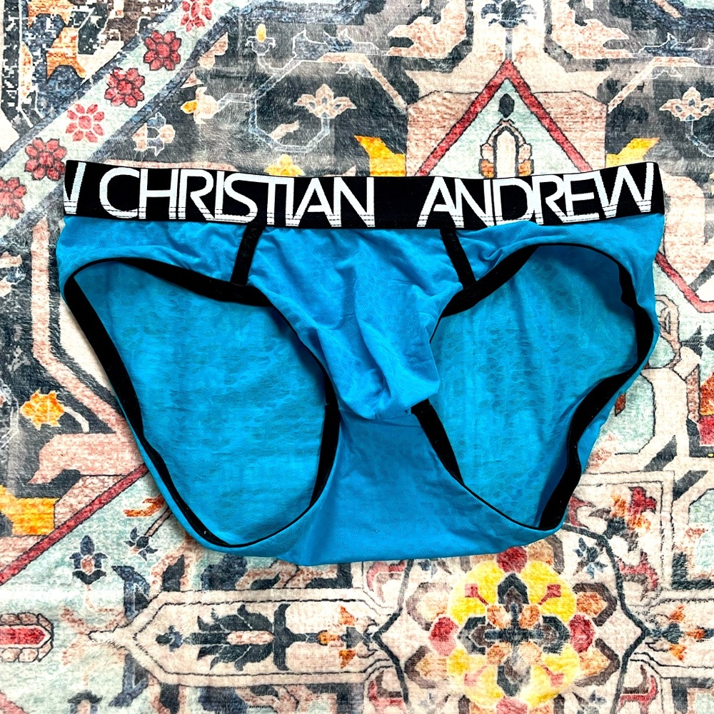 Andrew Christian sheer animal briefs large
